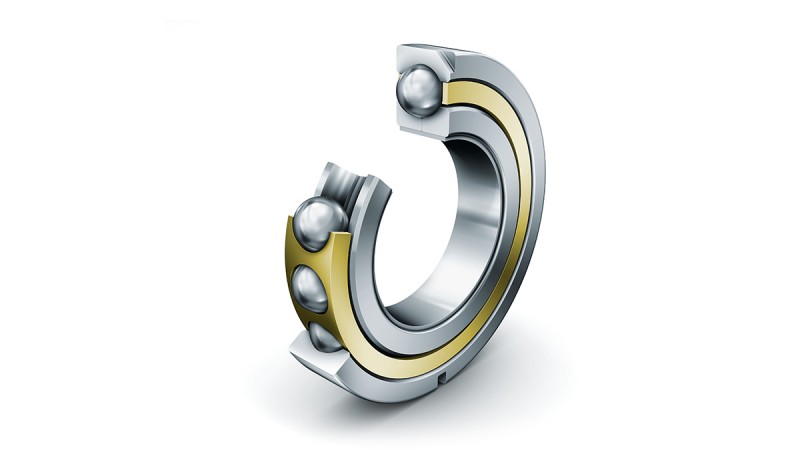 FAG four-point contact ball bearings with solid brass cage